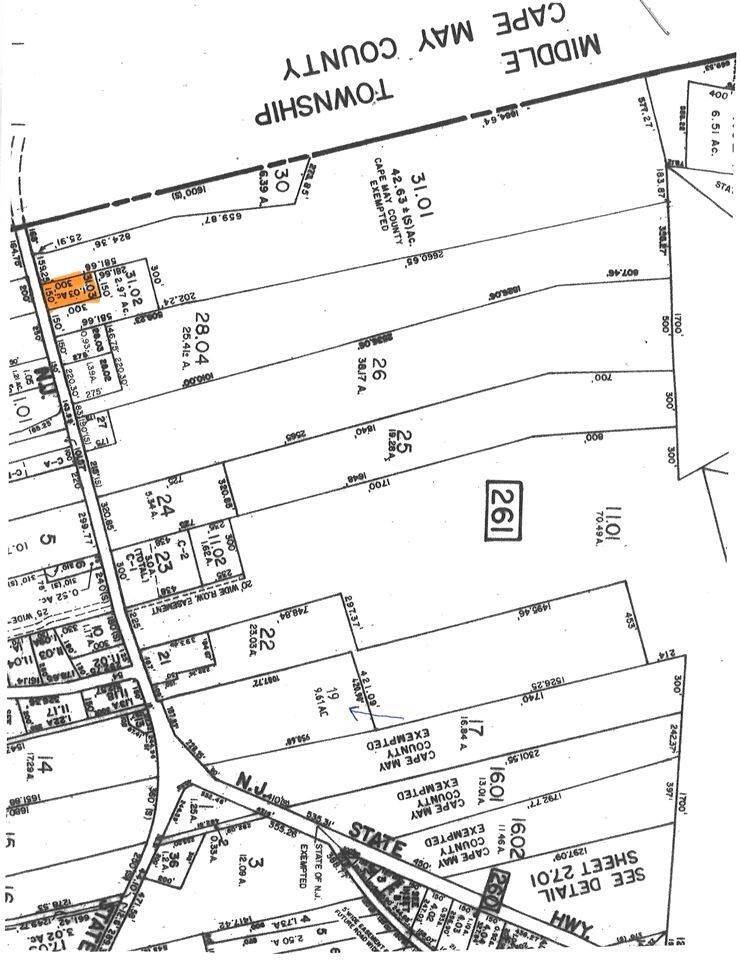 土地,用地 为 销售 在 1877 Route 9 North Clermont, 新泽西州 08210 美国